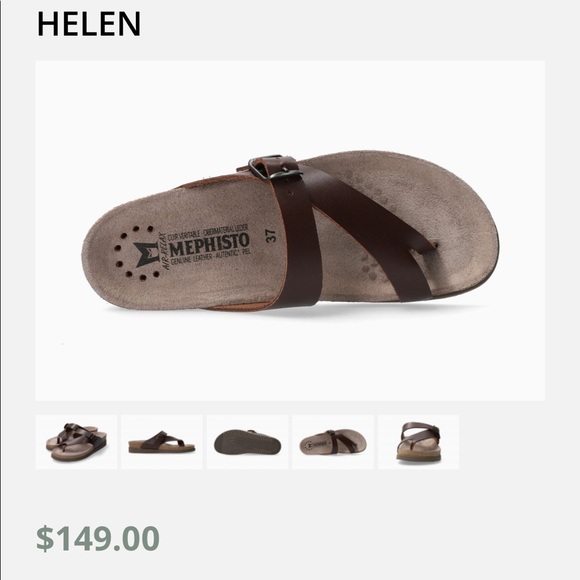 Mephisto Leather Sandals EU 40 Good Condition - Picture 12 of 12